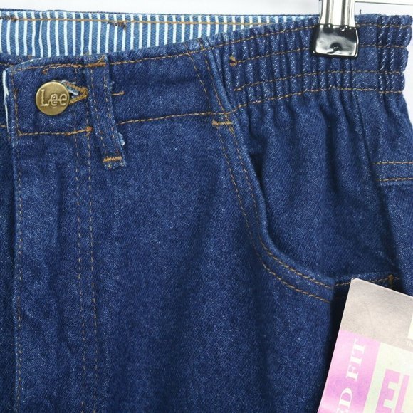 Vintage Lee Elastic Riders Mom Jeans Relaxed Tapered Ankle 12 Petite 12P - Picture 11 of 11